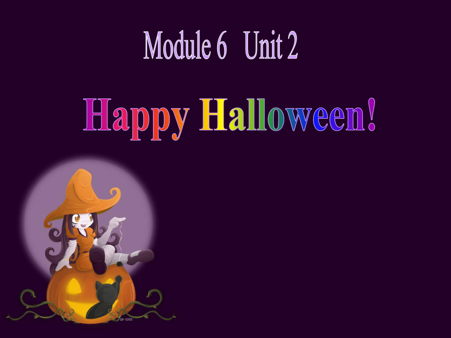 外研版三起四上Module 6Unit 2 Happy Halloweenppt課件3_第1頁(yè)