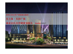 美地行商业地产营销策划案东上海乐活广场商业定位及营销策划报告