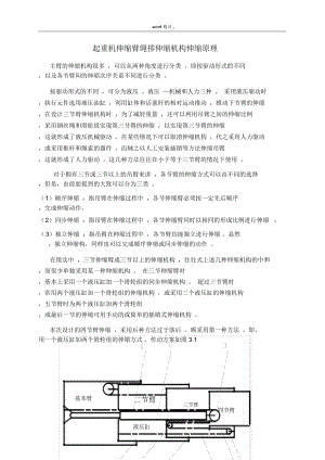 起重機伸縮臂繩排伸縮原理