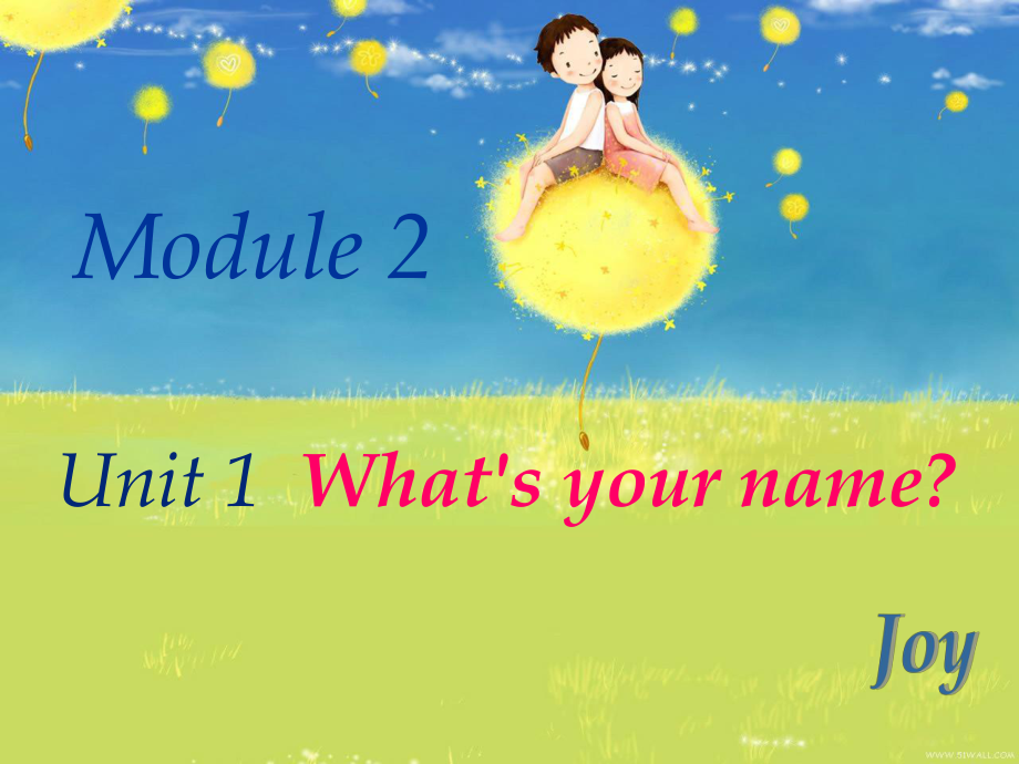 外研三年級起點(diǎn)三年級上冊Module 2Unit 2 What39;s your namePPT課件_第1頁