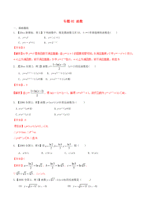 新編新課標Ⅱ版高考數(shù)學分項匯編 專題02 函數(shù)含解析理