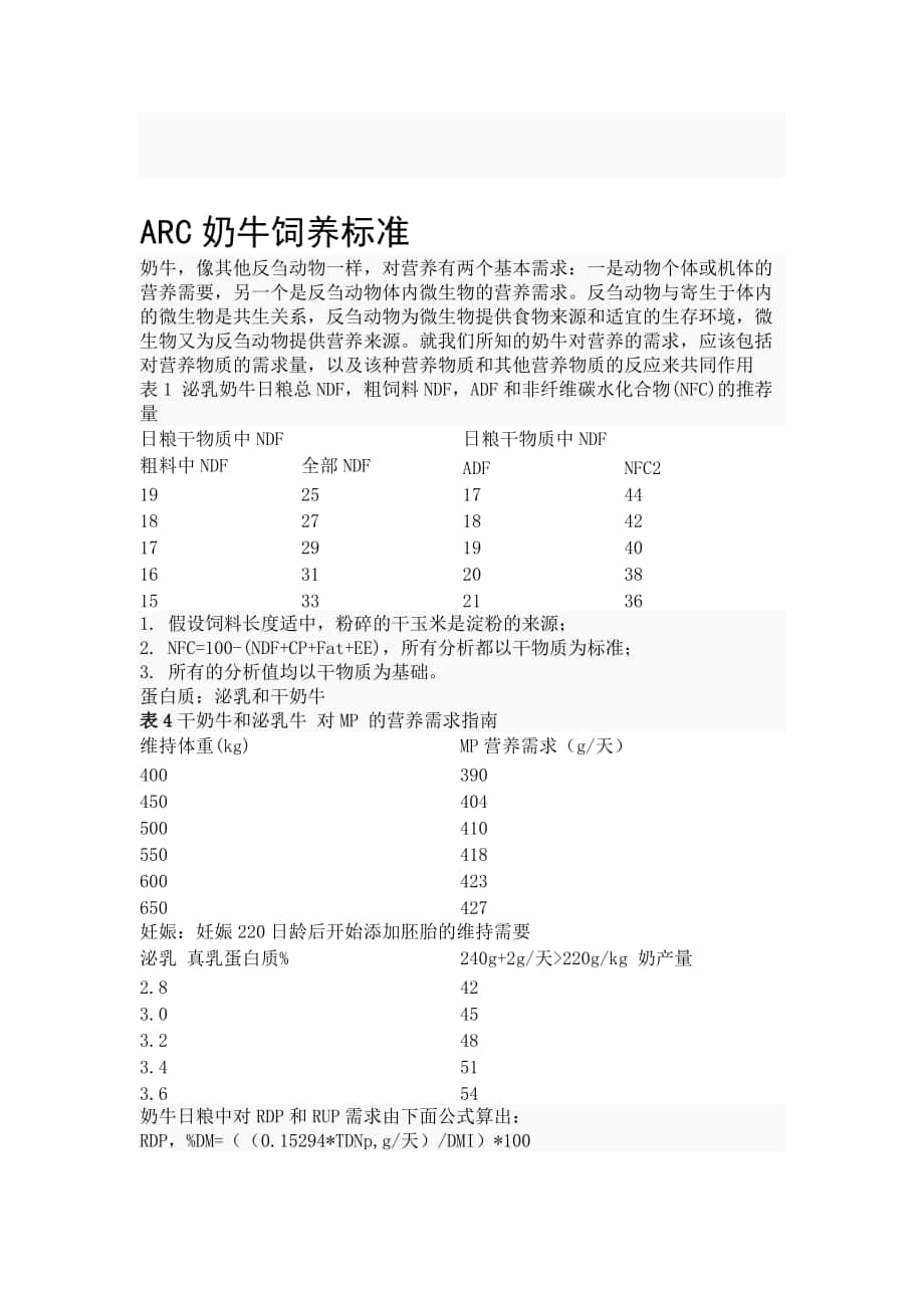 arc奶牛饲养标准_第1页