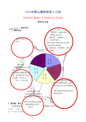 2020年【冀教版】七年級(jí)上冊(cè)：Unit 2 Lesson 8 Danny’s Favourite Colour教案