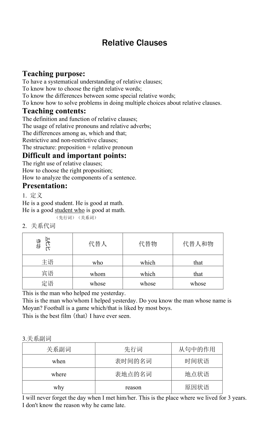 定語從句教案- 高三英語復(fù)習(xí).docx_第1頁