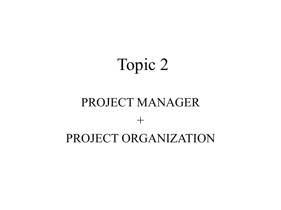 企业项目组织管理-英文版_第1页