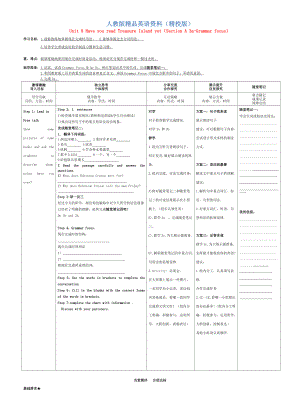 【精校版】人教版八年級(jí)英語(yǔ)下冊(cè) Unit 8 Section A 3aGrammar focus導(dǎo)學(xué)案