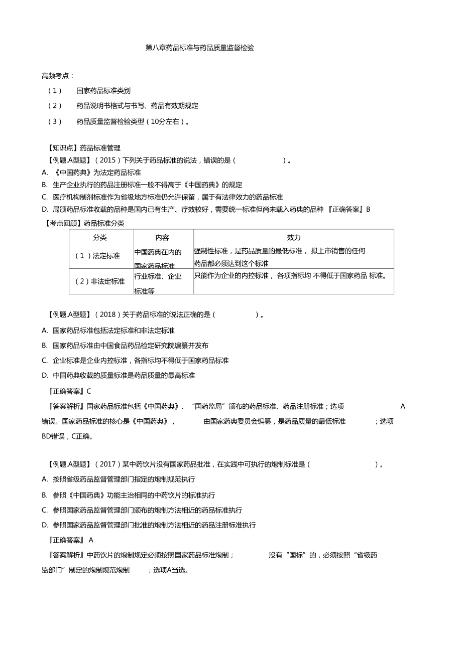 执业中药师讲义八_第1页