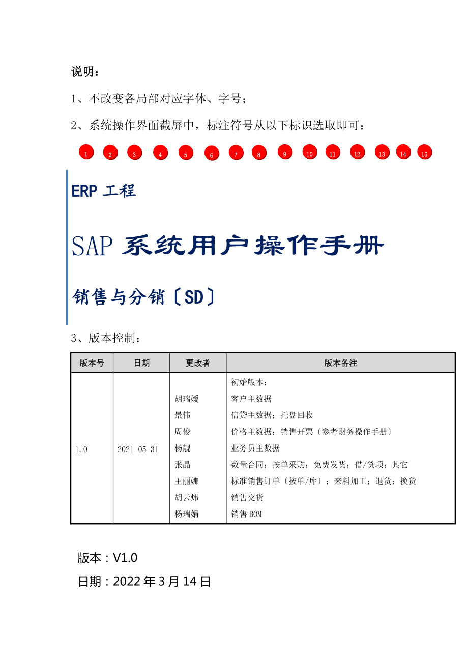 SAP系统用户操作手册-SD-V.四报表查询_第1页