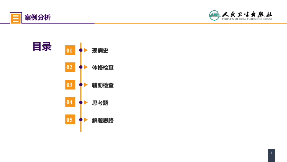 人卫第九版外科总论 普外科课件 第四十章 胆道疾病 案例分析-急性梗阻性化脓性胆管炎_第1页