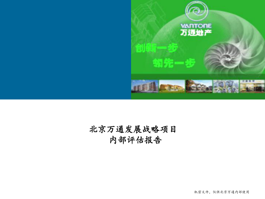 北京万通发展战略项目内部评估报告_第1页