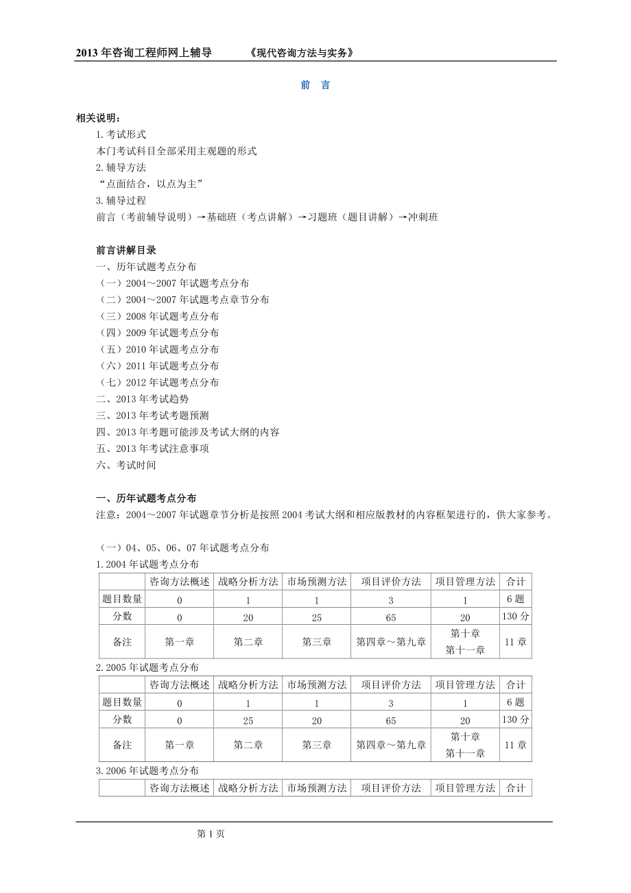 X年咨询工程师《现代咨询方法与实务》讲义_第1页