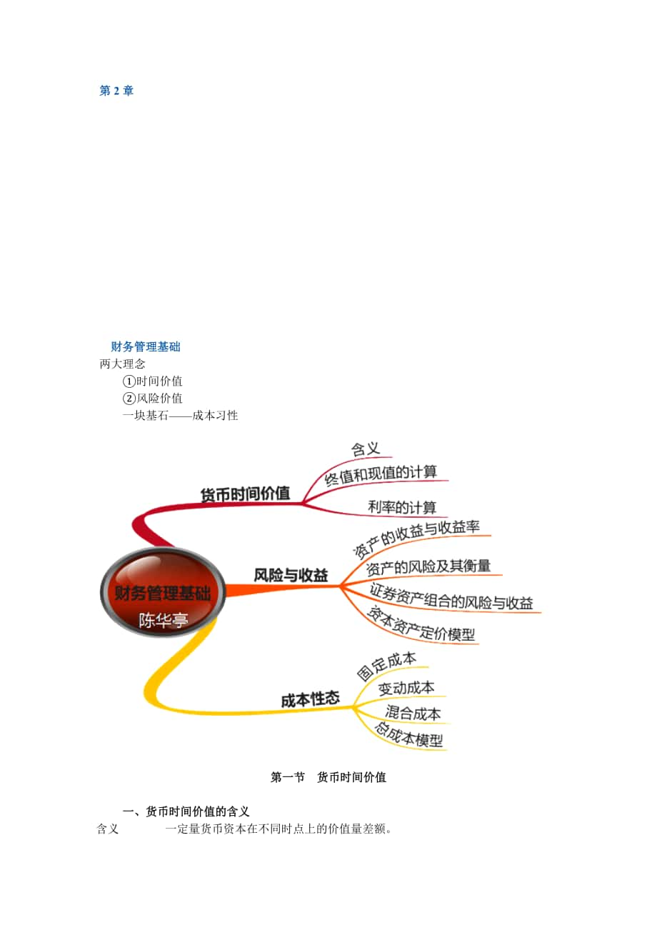 中級(jí)會(huì)計(jì)財(cái)務(wù)管理第二章 財(cái)務(wù)管理基礎(chǔ)_第1頁(yè)