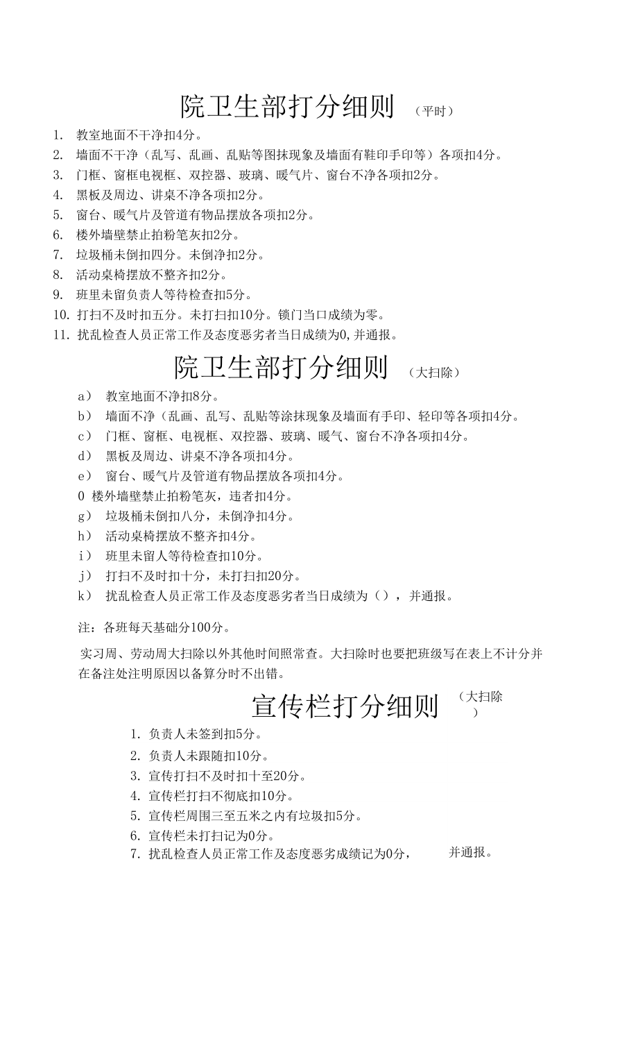 院卫生部打分细则.docx_第1页