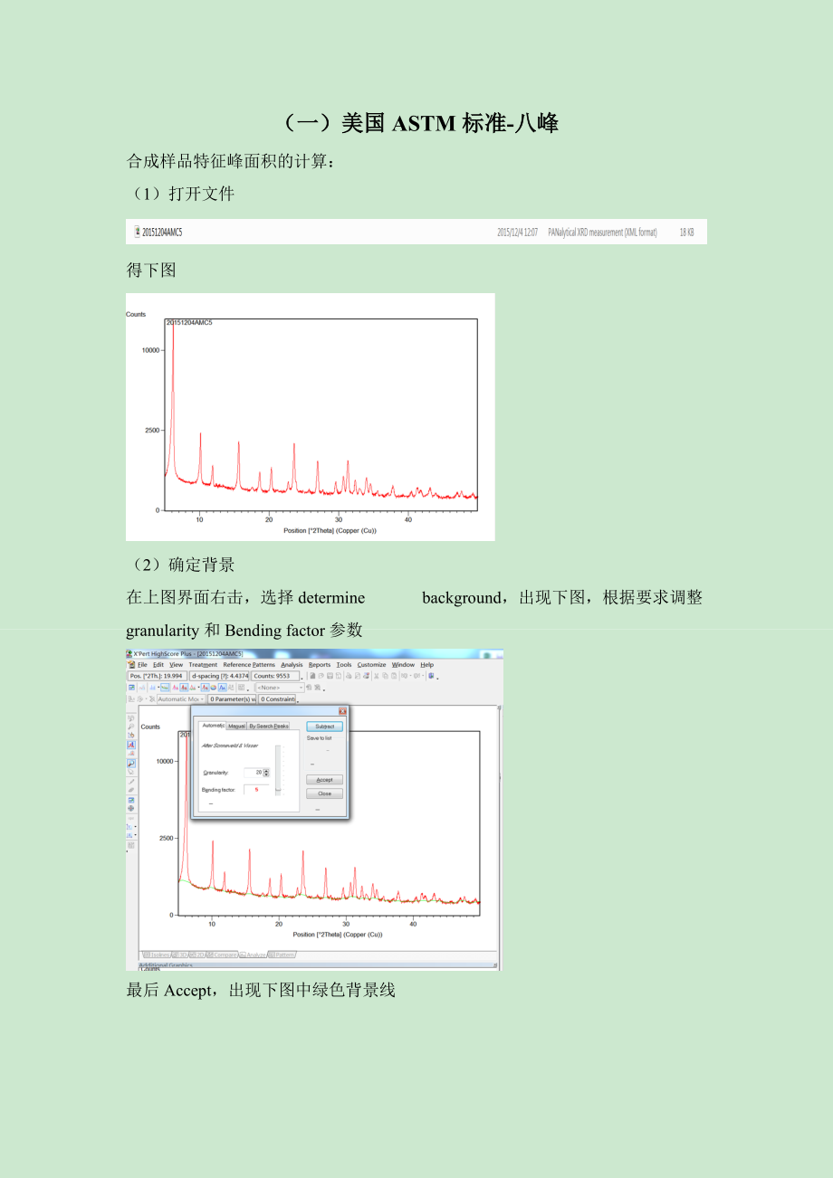 分子篩相對結(jié)晶度計算 數(shù)學專業(yè)_第1頁