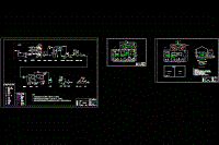 某印染廢水處理dwg圖紙