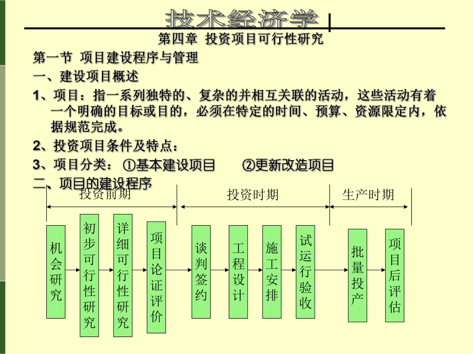 技術(shù)經(jīng)濟(jì)學(xué)5第五章 建設(shè)項(xiàng)目可行性研究_第1頁(yè)