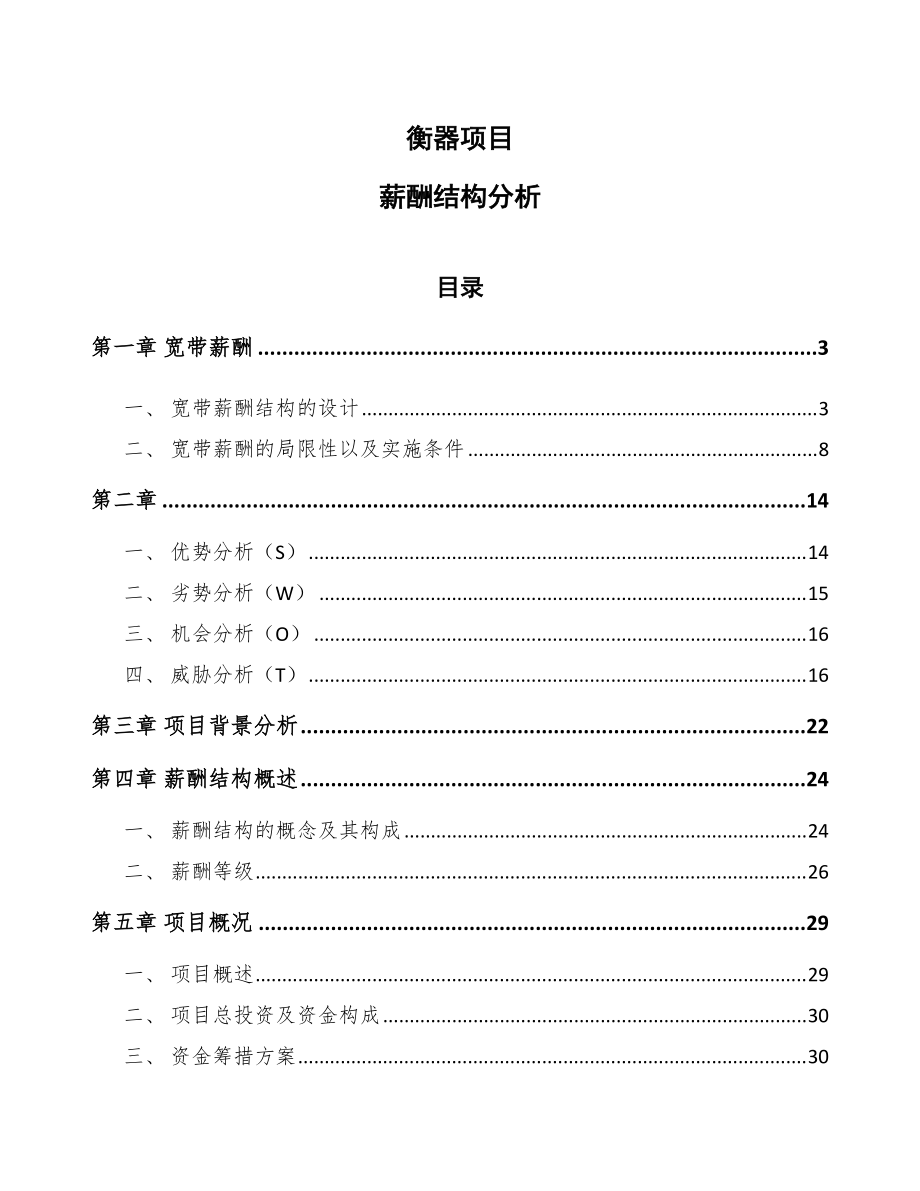 衡器项目薪酬结构分析_第1页