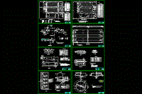 污水處理廠工藝dwg圖紙