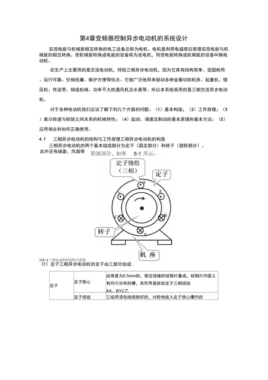 #变频器控制异步电动机的系统设计_第1页