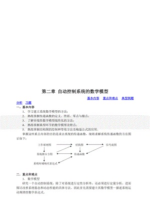 02第二章 自動(dòng)控制系統(tǒng)的數(shù)學(xué)模型