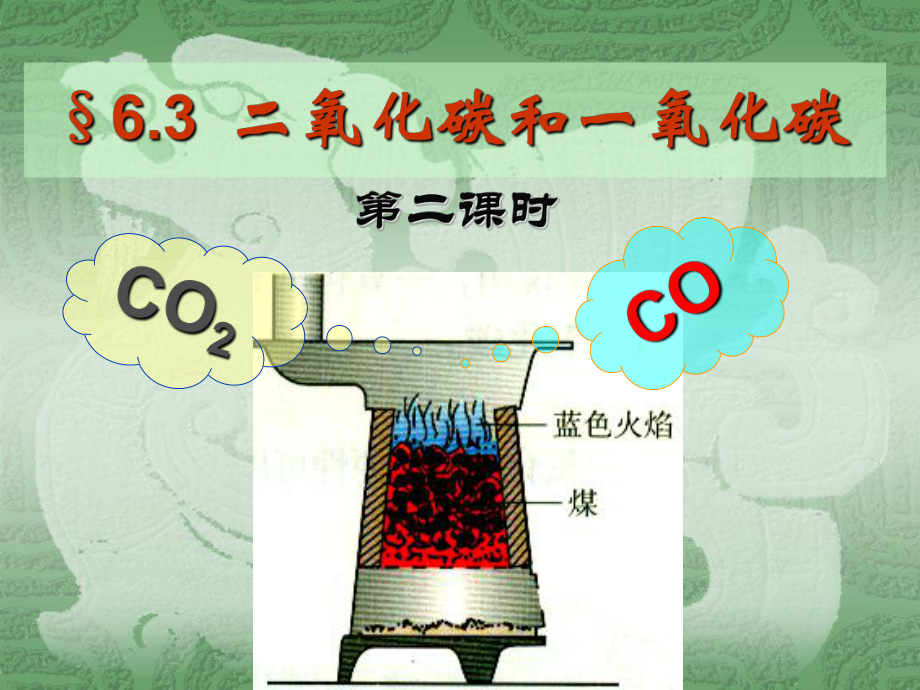 初中化学《二氧化碳和一氧化碳》PPT课件_第1页