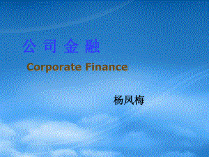 投資管理概述(ppt 137頁)