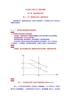 第11章 稅收的轉(zhuǎn)嫁與歸宿 第02節(jié) 稅收轉(zhuǎn)嫁與歸宿：局部均衡分析