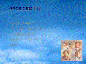 BPCS CRM综述