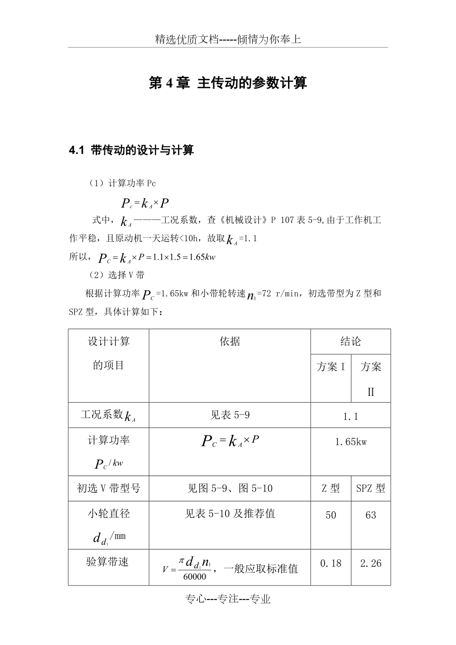 皮帶輪設計與校核_第1頁