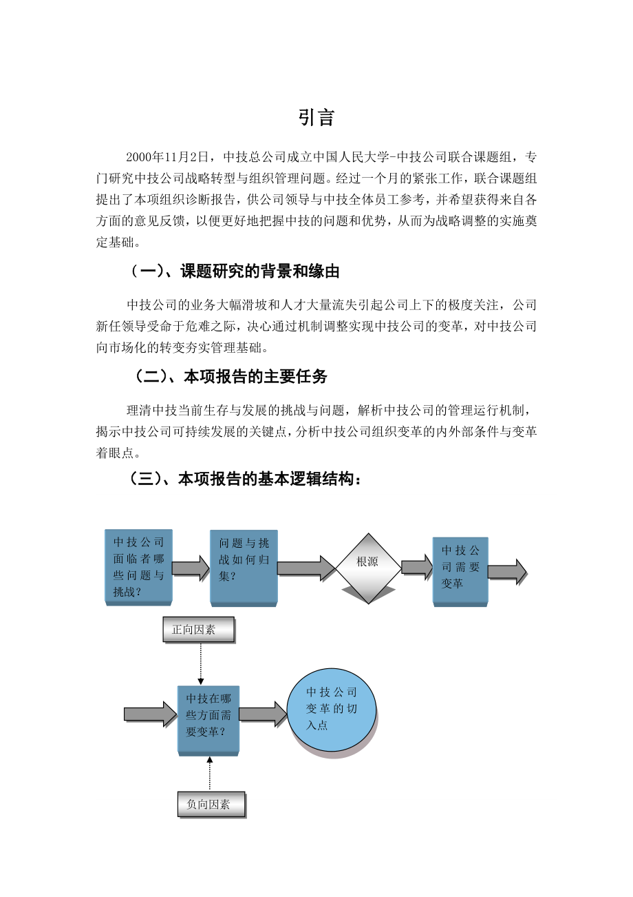 中国技术进出口总公司组织诊断报告_第1页