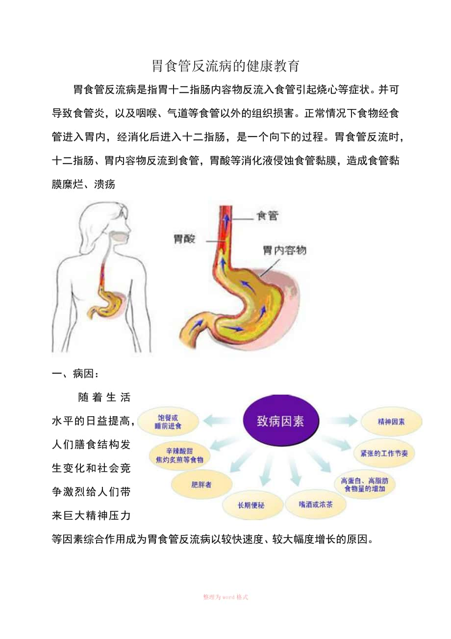 胃食管反流病的健康教育_第1页