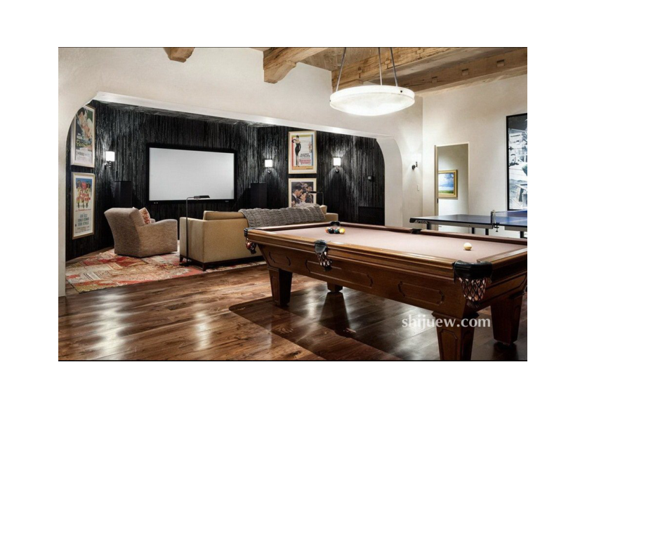 室内设计家装室内桌球室娱乐空间桌球室装修效果图方案_第1页