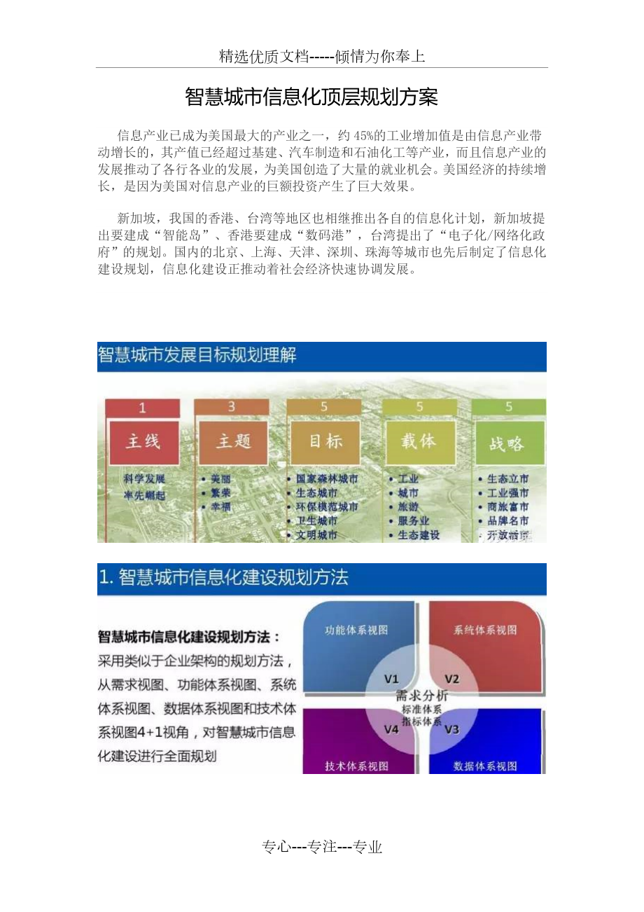 智慧城市信息化顶层规划方案_第1页