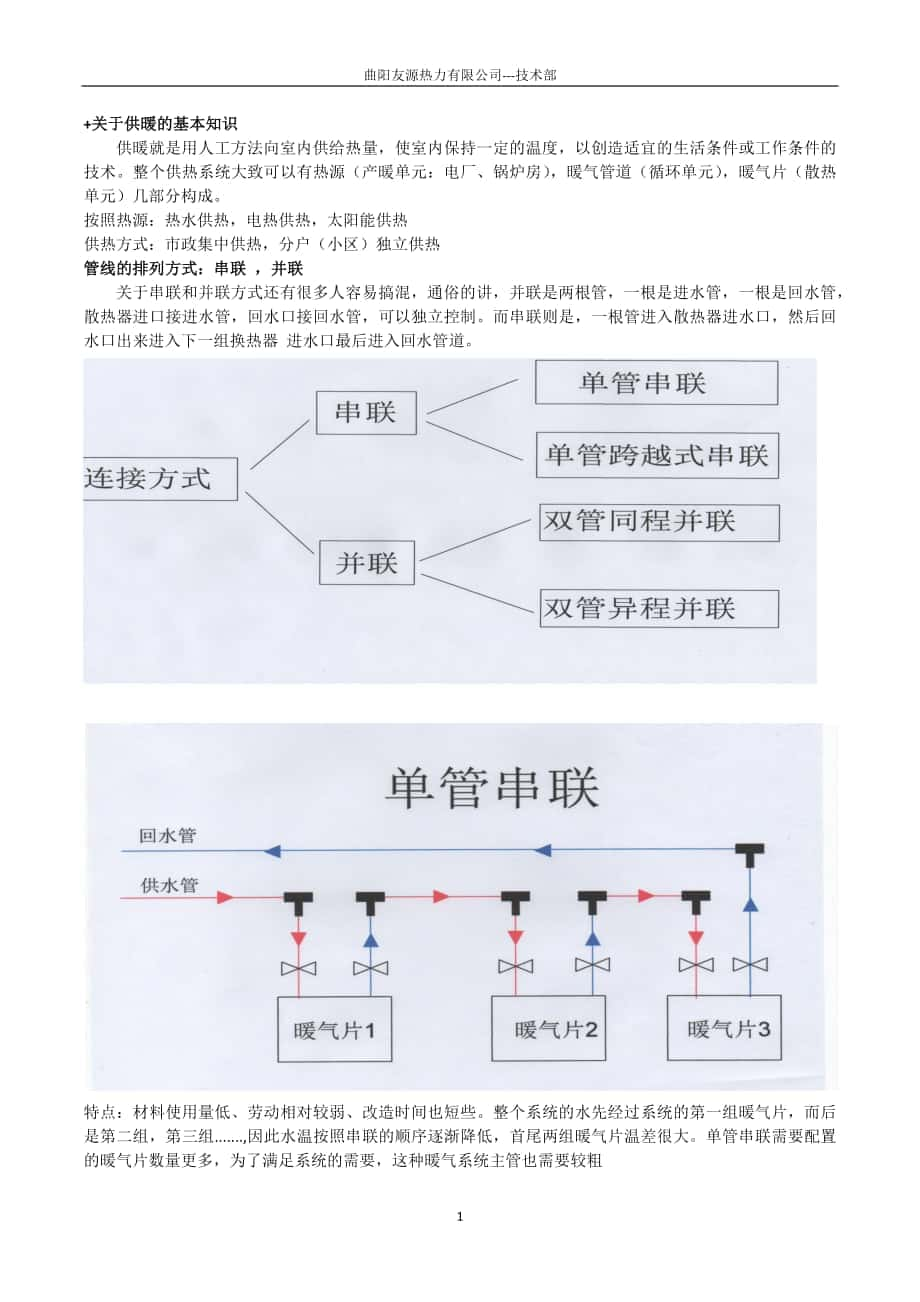 暖气片的连接方式_第1页