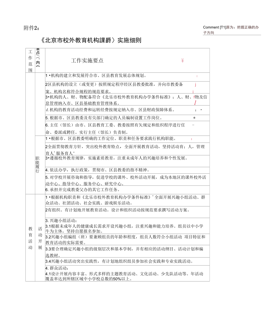 北京市校外教育机构工作规程实施细则_第1页