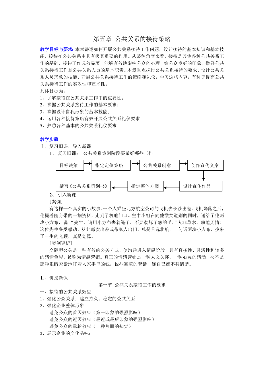 第五章 公共关系的接待策略_第1页