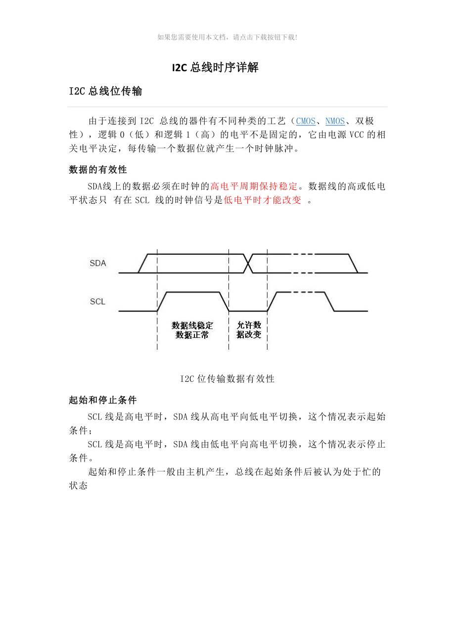 I2C总线时序详解_第1页