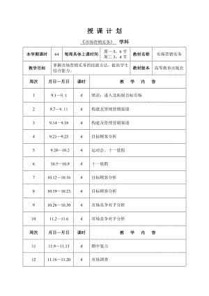 《市場(chǎng)營(yíng)銷實(shí)務(wù)》電子教案