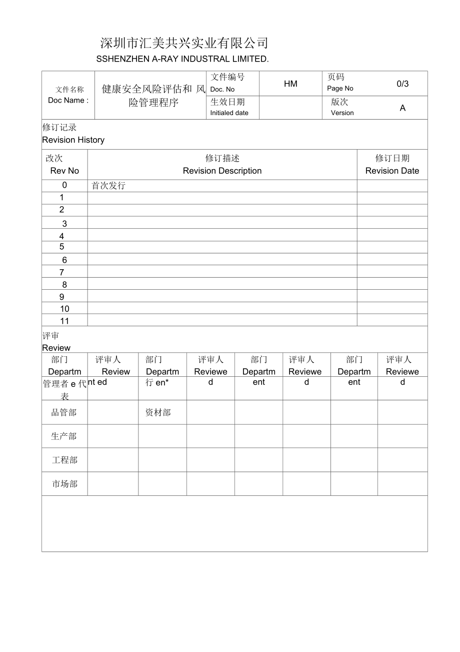 健康安全风险评估程序_第1页