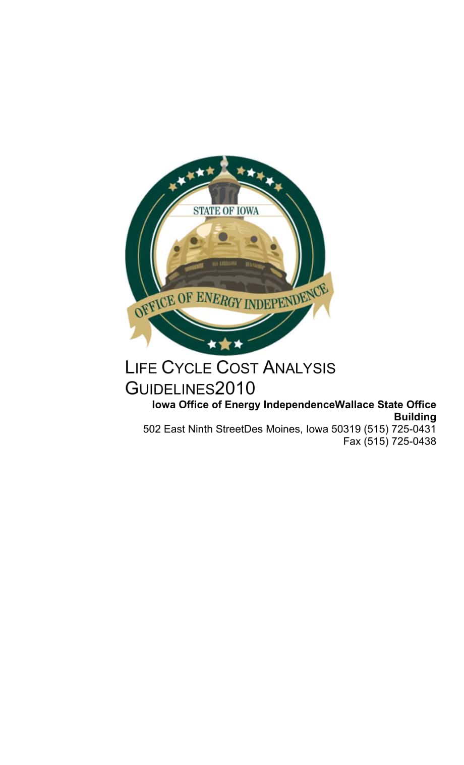 Life Cycle Costing Guidelines.docx_第1页