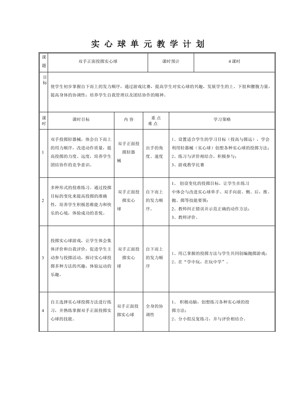 实心球教学计划_第1页