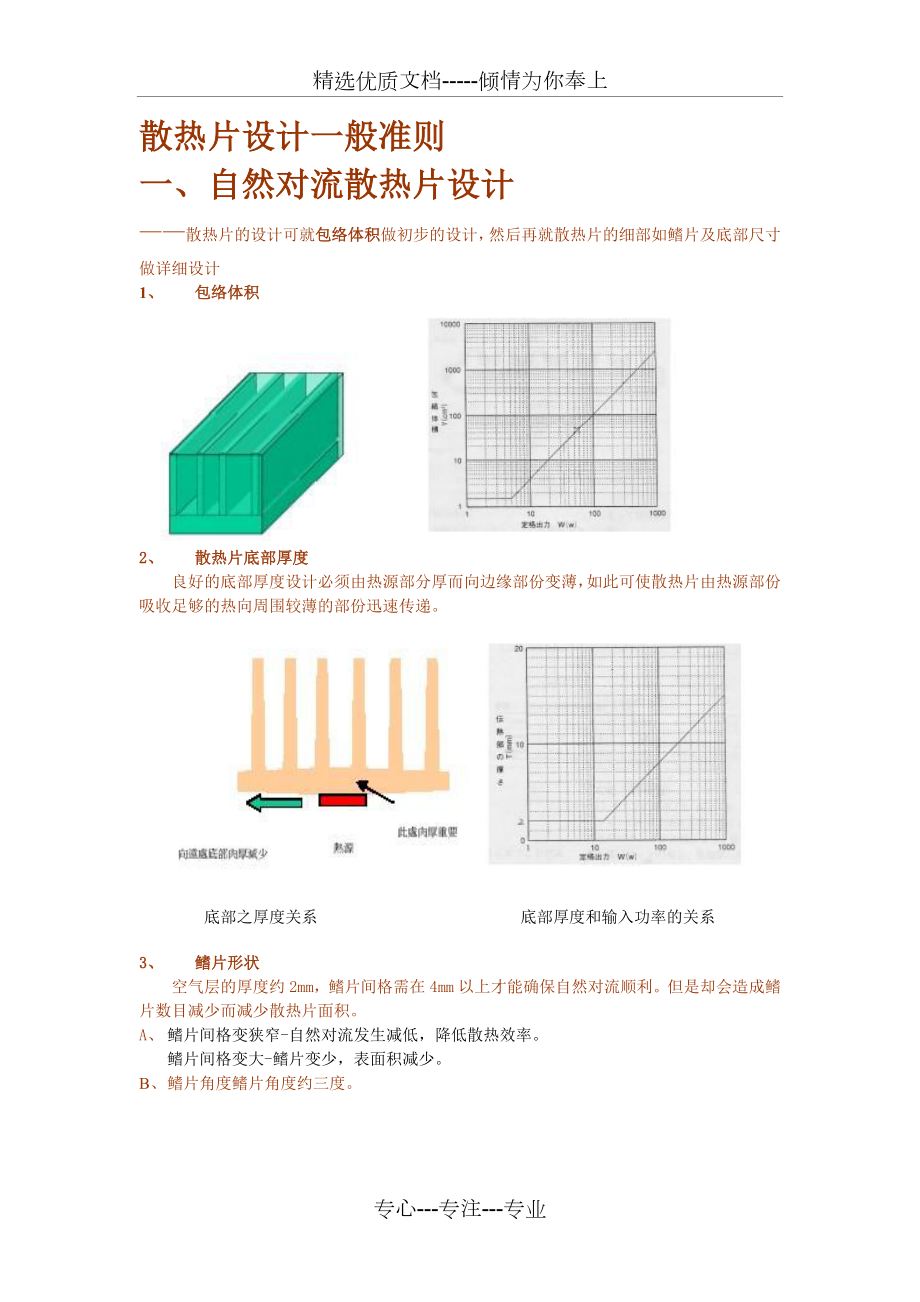 散热片设计准则参考_第1页