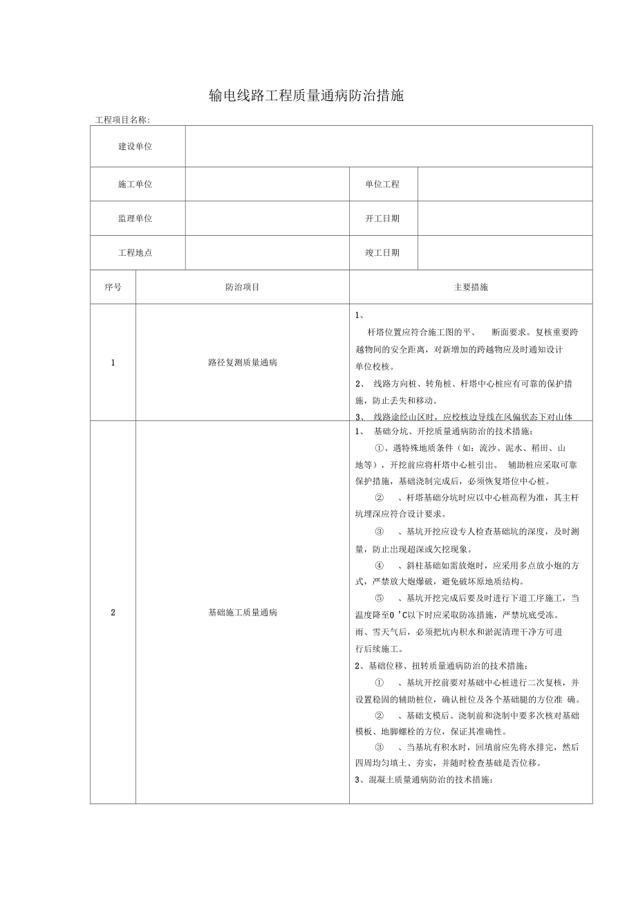 输电线路工程质量通病防治措施_第1页