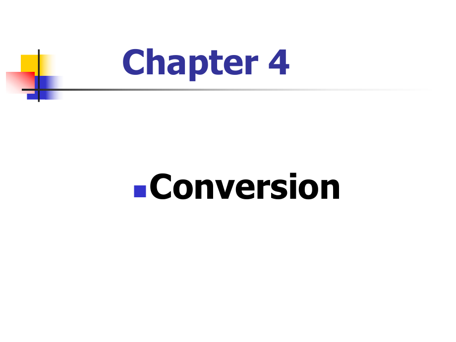 词汇学 chapter4-Conversion_第1页