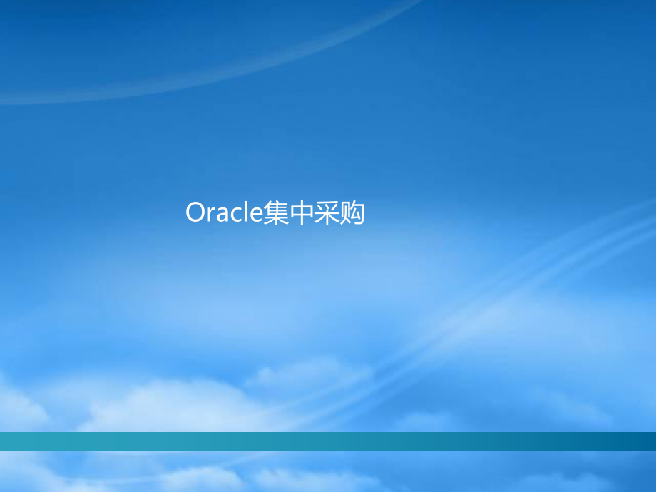 Oracle集中采购1_第1页