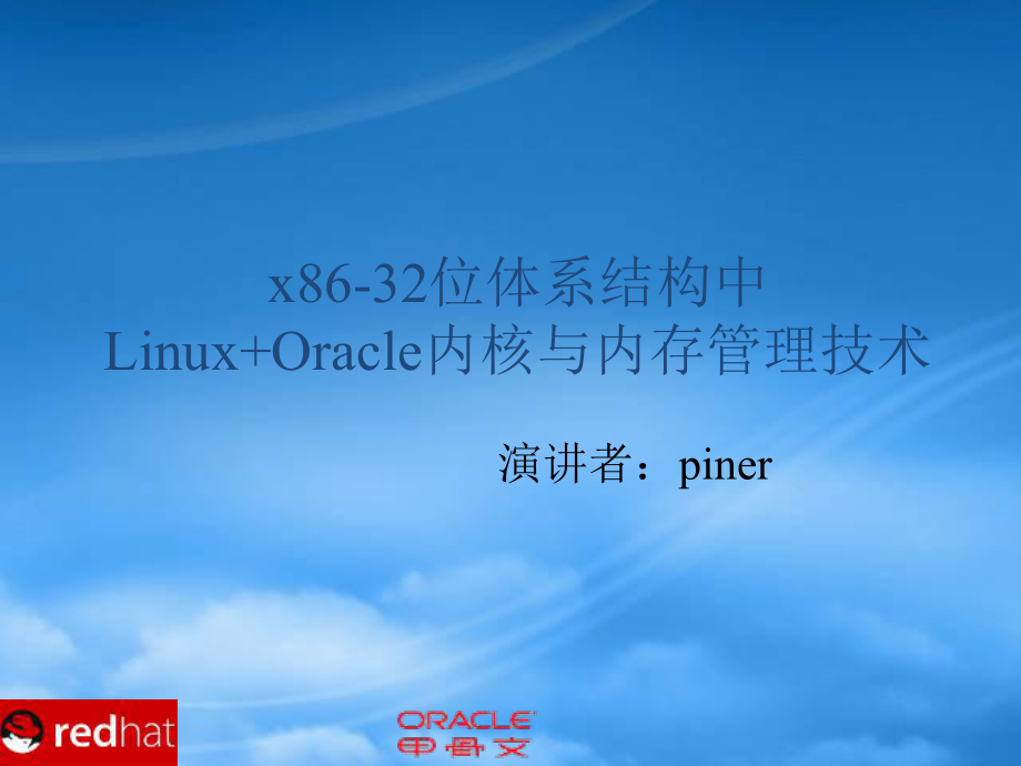linux与oracle内核与内存技术_第1页