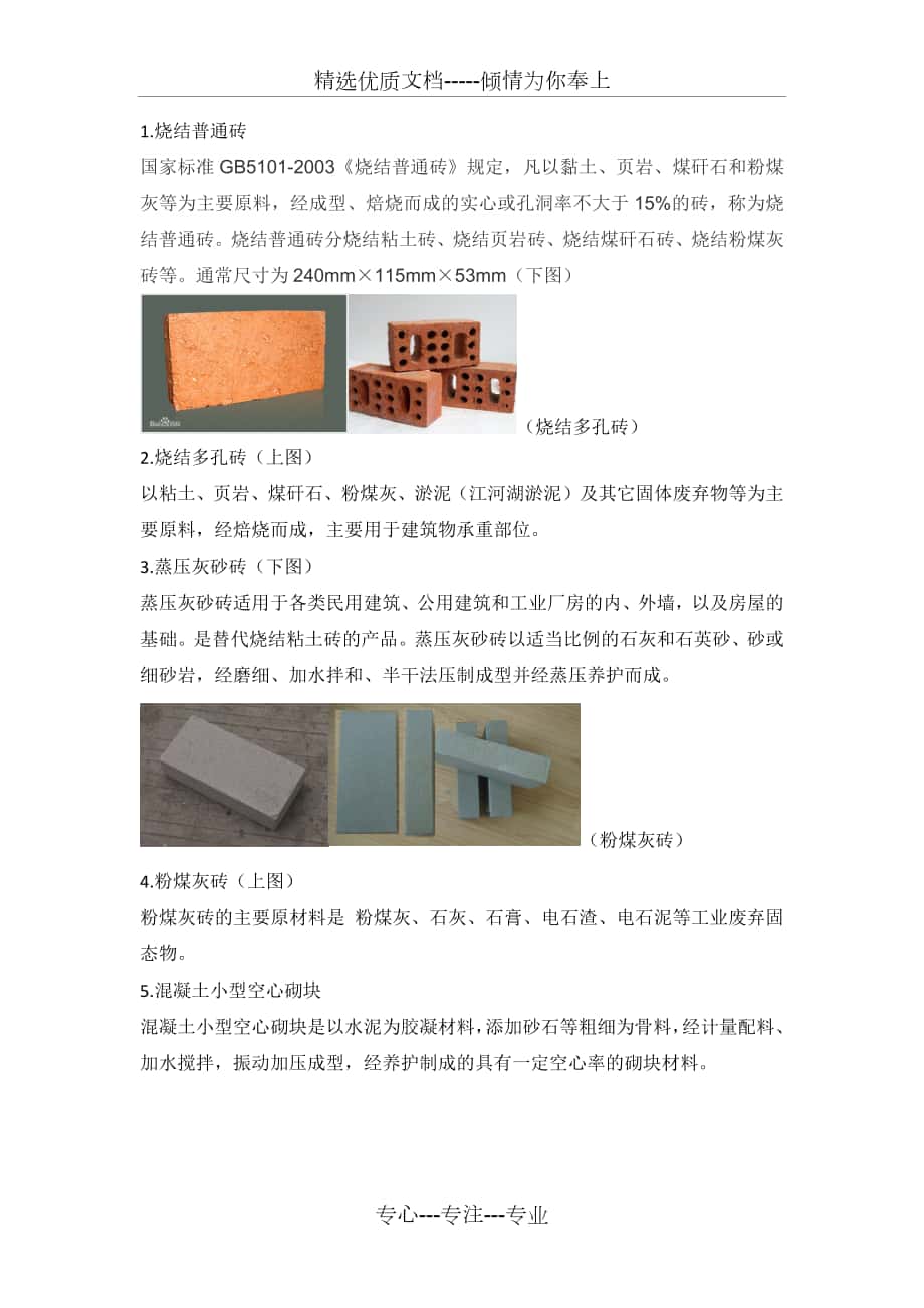 砖的分类(附图片)_第1页