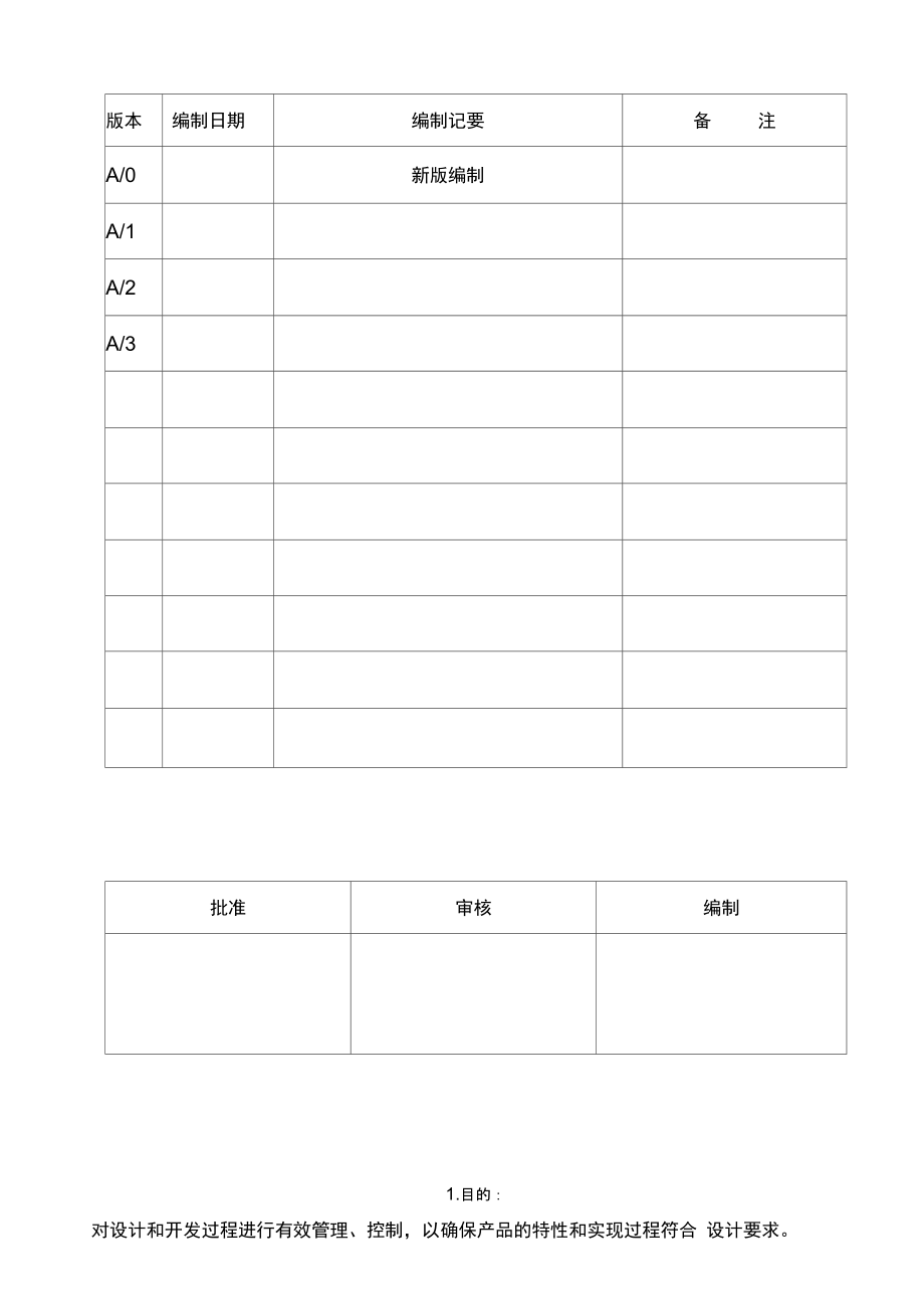 研发设计和开发控制程序_第1页