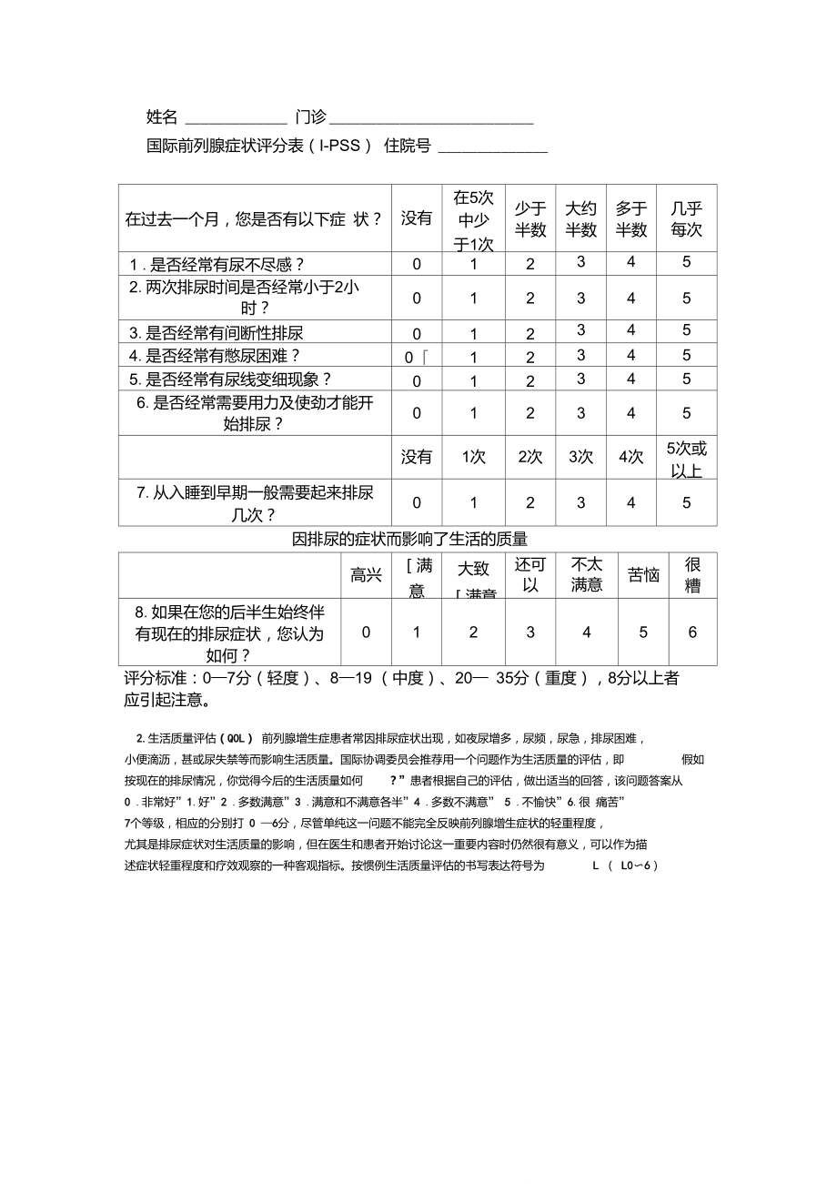 国际前列腺症状评分(IPSS)_第1页