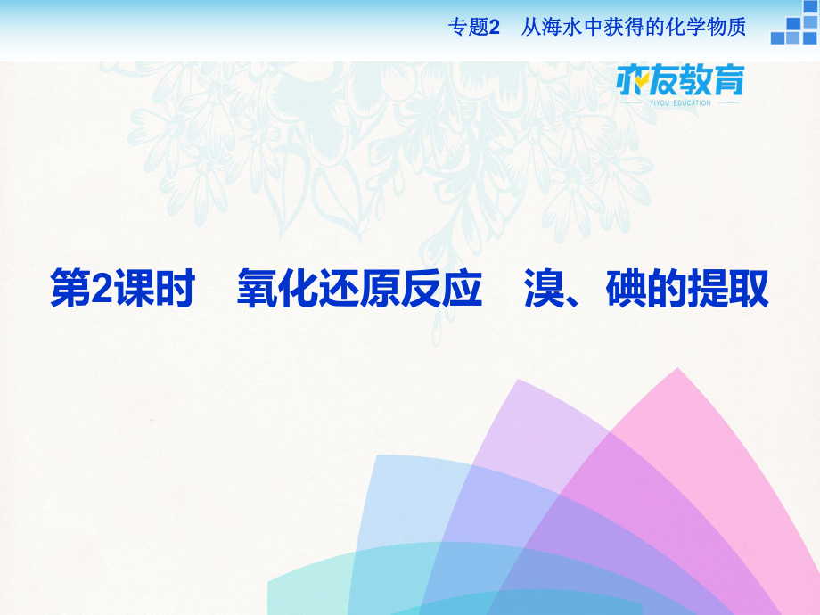 高中化学必修一第二章课件氧化还原反应　溴、碘的提取_第1页